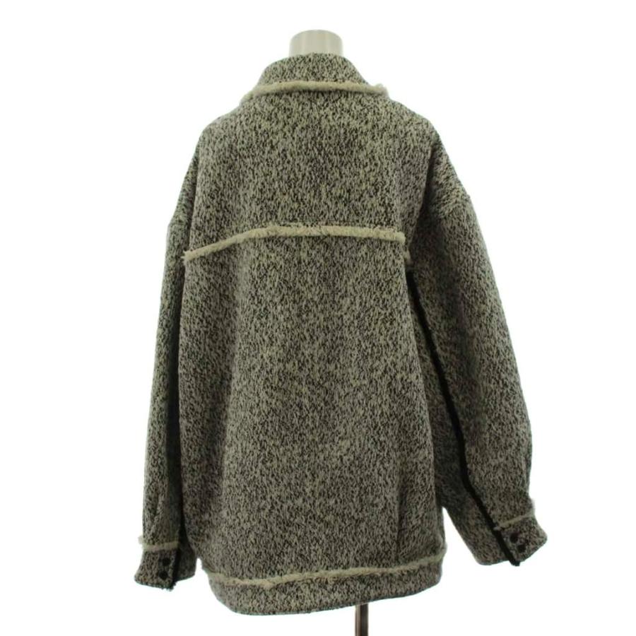 アメリヴィンテージ Ameri VINTAGE 22AW OTONA MUSE FRINGE TWEED OVER