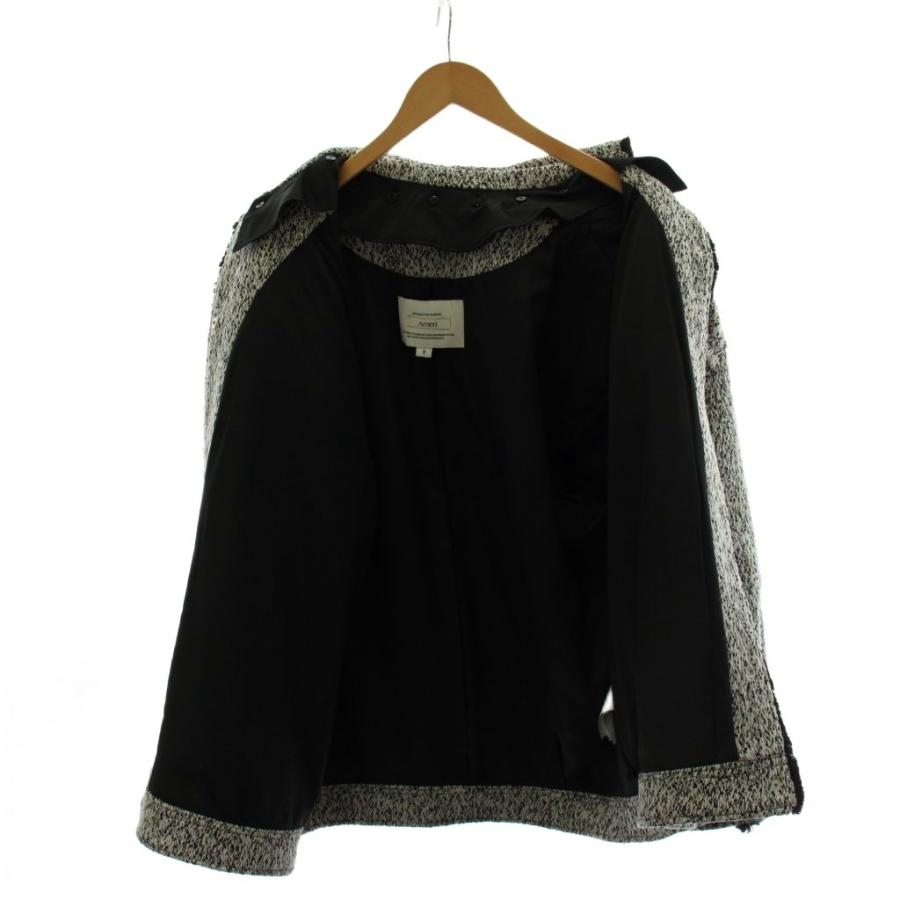 アメリヴィンテージ Ameri VINTAGE 22AW OTONA MUSE FRINGE TWEED OVER