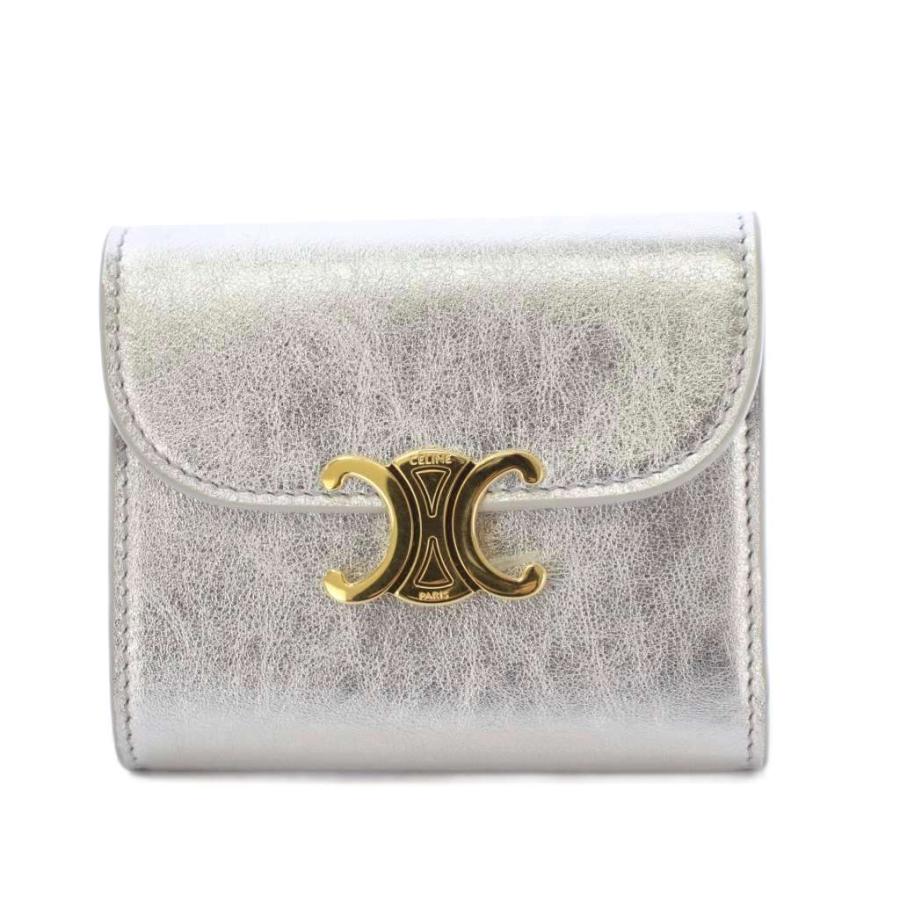 CELINE（セリーヌ） スモール フラップウォレット トリオンフ 三つ折り