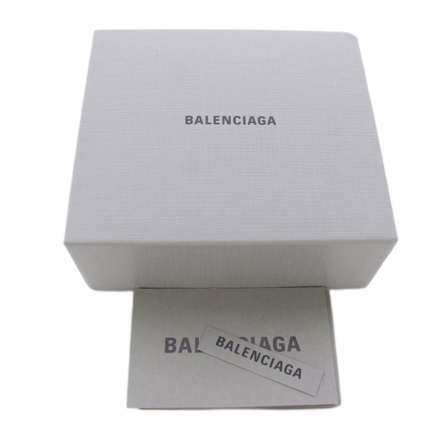 バレンシアガ ペーパーミニウォレット 三つ折り財布 星柄 スター柄 レザー 黒 BALENCIAGA（バレンシアガ） 財布 三つ折り ミニ財布 コンパクト