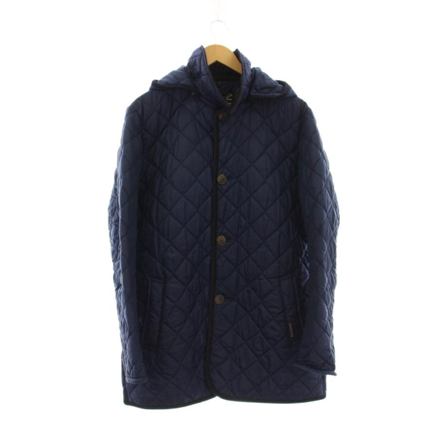 ラベンハム LAVENHAM ジャケット 上着 M ネイビー 紺 キルティング 