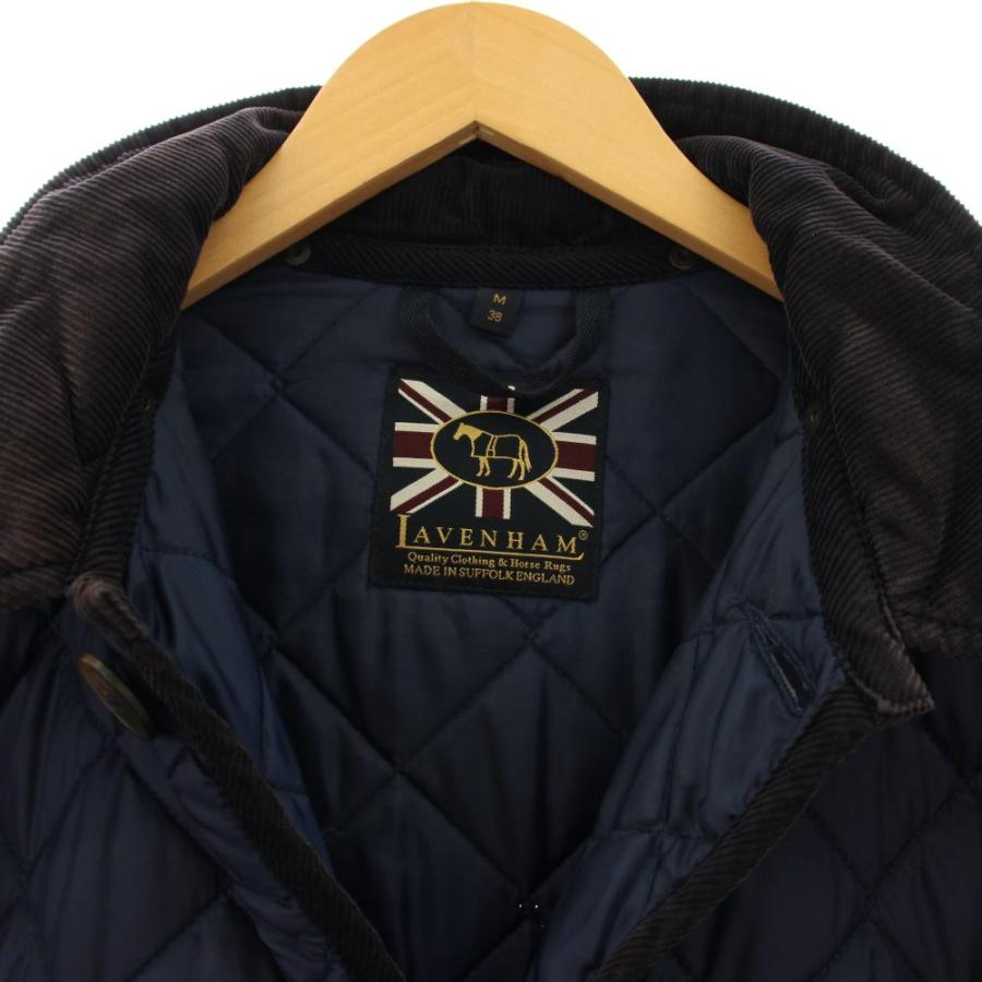 ラベンハム LAVENHAM ジャケット 上着 M ネイビー 紺 キルティング 