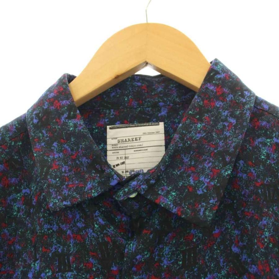 shareef カラーカモフラージュビッグシャツ シャリーフ SHAREEF COLOR CAMOUFLAGE BIG SHIRTS カモフラージュ