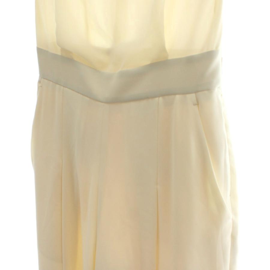 ハイク HYKE TA/P STRAPLESS JUMPSUIT ティーエーピーストラップレスジャンプスーツ オールインワン パンツ 1 アイボリー 無地_2