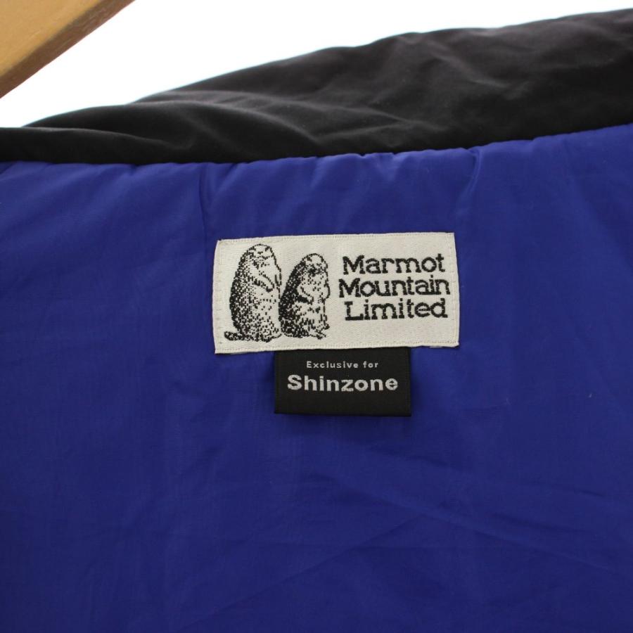 シンゾーン Shinzone × Marmot Windstopper Padded Mountain Jacket 中綿ジャケット ジップアップ フード ナイロン M 黒 24AMAJK01 /BM レ_2