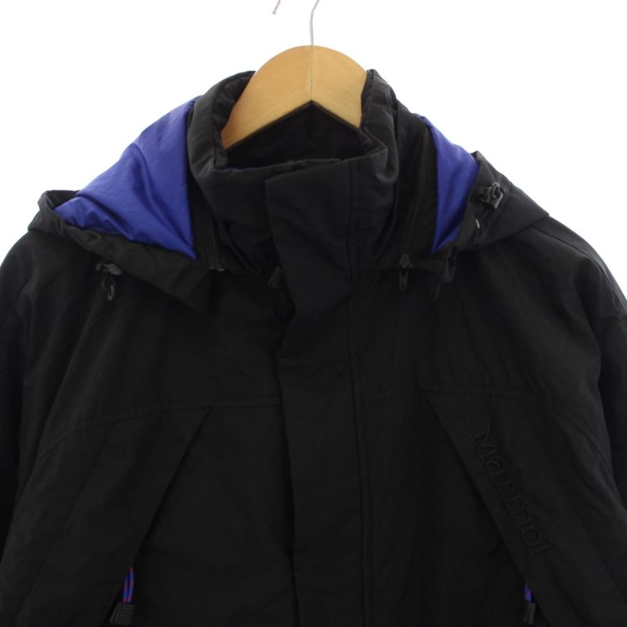 シンゾーン Shinzone × Marmot Windstopper Padded Mountain Jacket 中綿ジャケット ジップアップ フード ナイロン M 黒 24AMAJK01 /BM レ_4