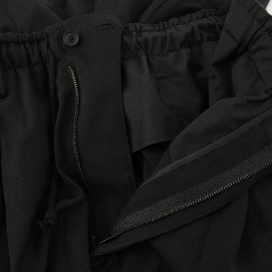 ヨウジヤマモト レギュレーション カラスパンツ ウールギャバジン REGULATION Yohji Yamamotoウールギャバジンイージーパンツ