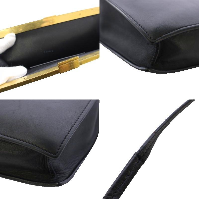 セリーヌ フィービー期 クラスプバッグ ミニ ショルダーバッグ レザー 黒 CELINE（セリーヌ） フィービー期 クラスプバッグ Clasp Bag ミニ