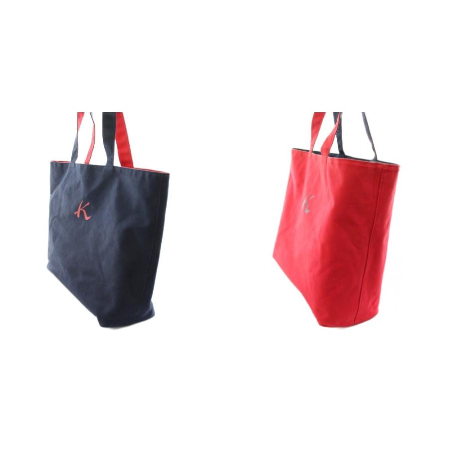 Kitamura（キタムラ） トートバッグ ハンドバッグ リバーシブル ロゴ
