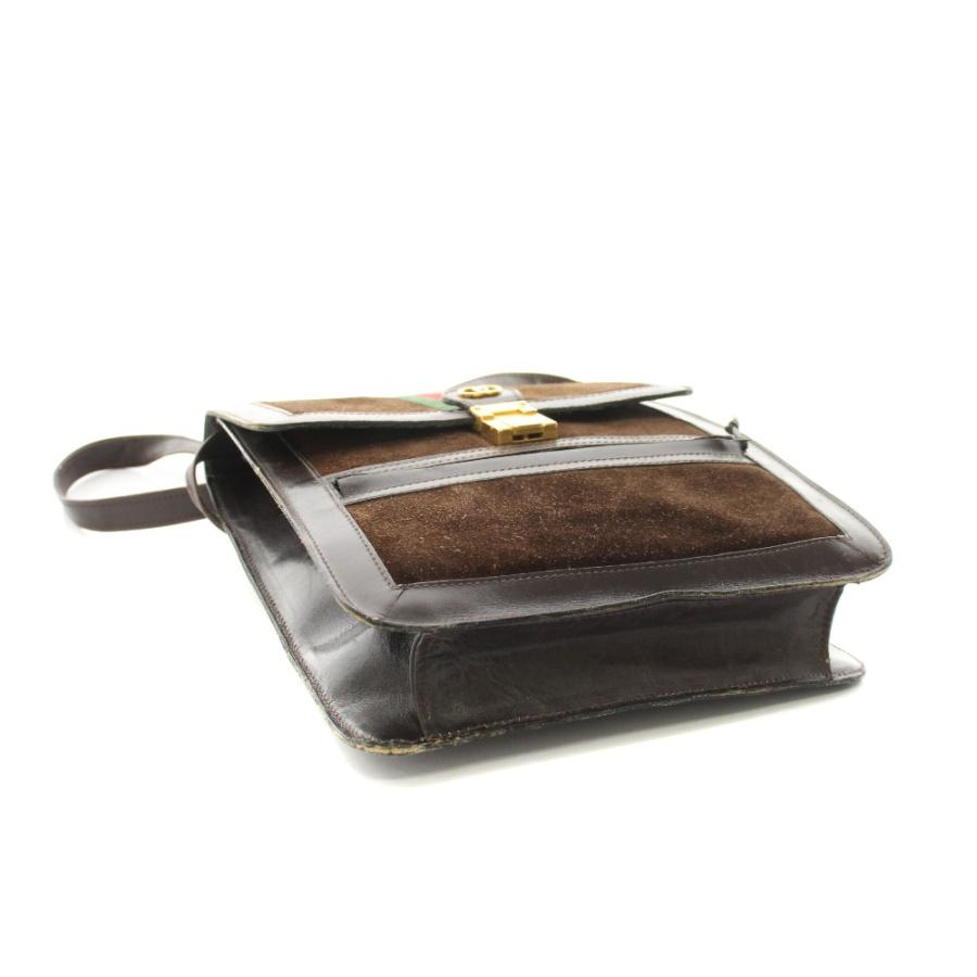 グッチ パルファン オールドグッチ シェリーライン ショルダーバッグ GGロゴ茶 GUCCI（グッチ） パルファン PARFUMS オールドグッチ シェリーライン