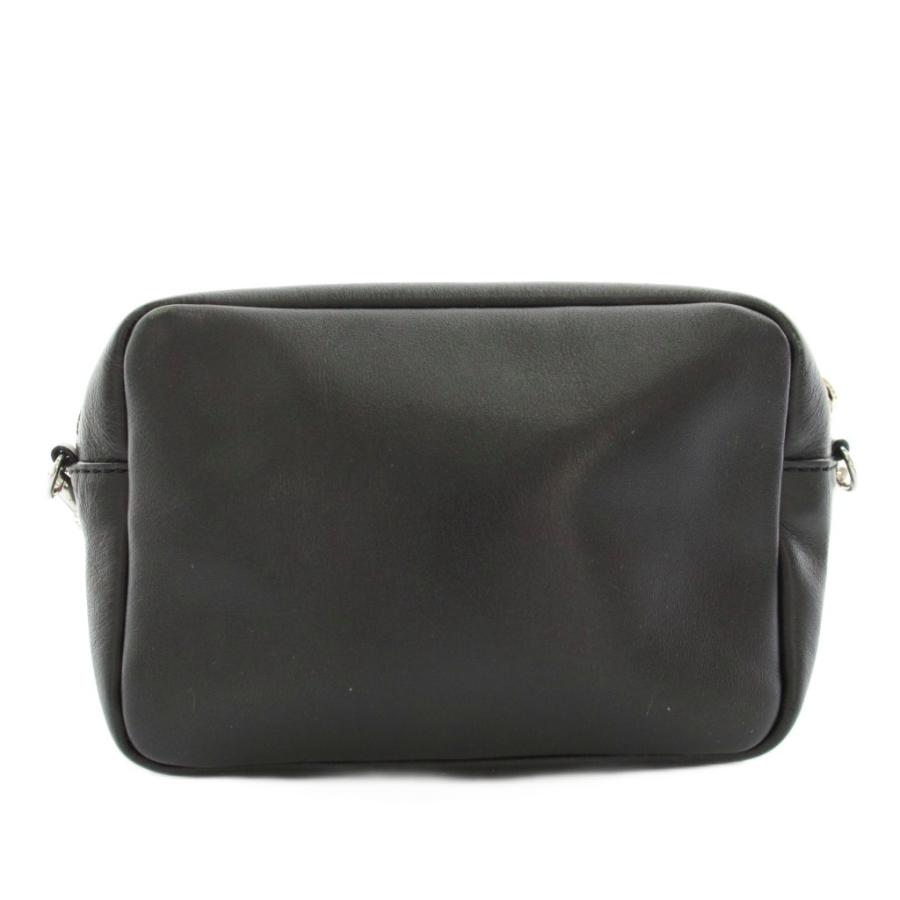 ジェイ&エムデヴィッドソン J&M Davidson リップスティックポシェットウィズスタッズ ショルダーバッグ レザー 黒 レディース_2