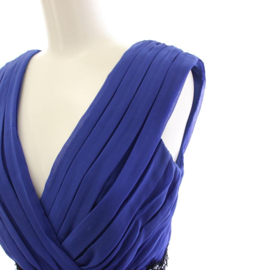 タダシショージ TADASHI SHOJI ワンピース ノースリーブ レース切替 