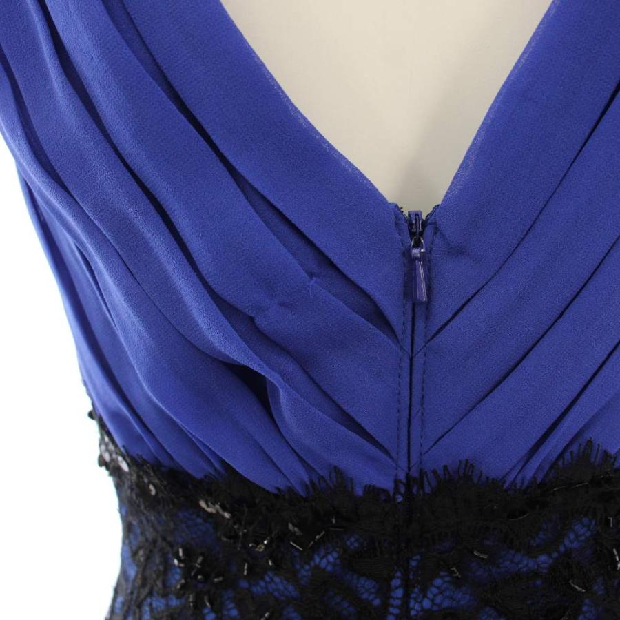タダシショージ TADASHI SHOJI ワンピース ノースリーブ レース切替 