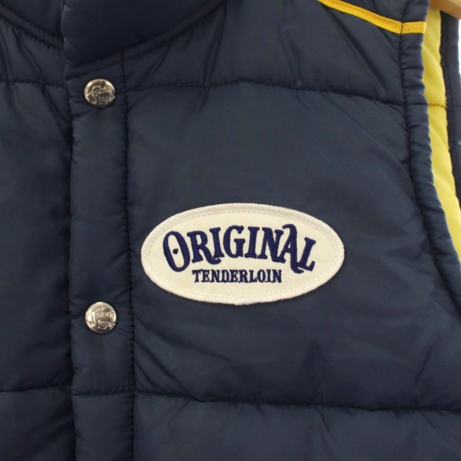 トップス Tenderloin NRA RACING VEST テンダーロイン TENDERLOIN T-NRA RACING VEST 中綿ベスト XS 紺 /KH