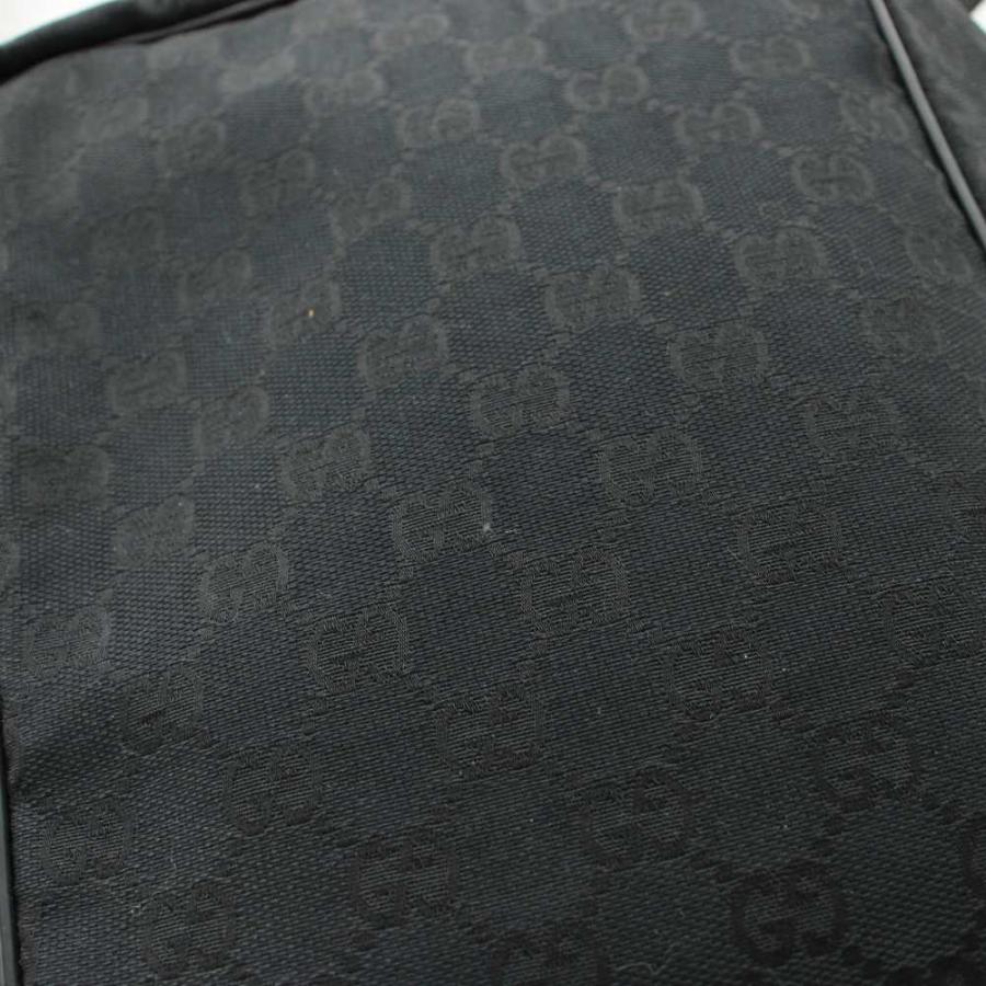 グッチ GGキャンバス ショルダーバッグ レザー 黒 018 1612 GUCCI（グッチ） GUCCI GGキャンバス ショルダーバッグ レザー 黒