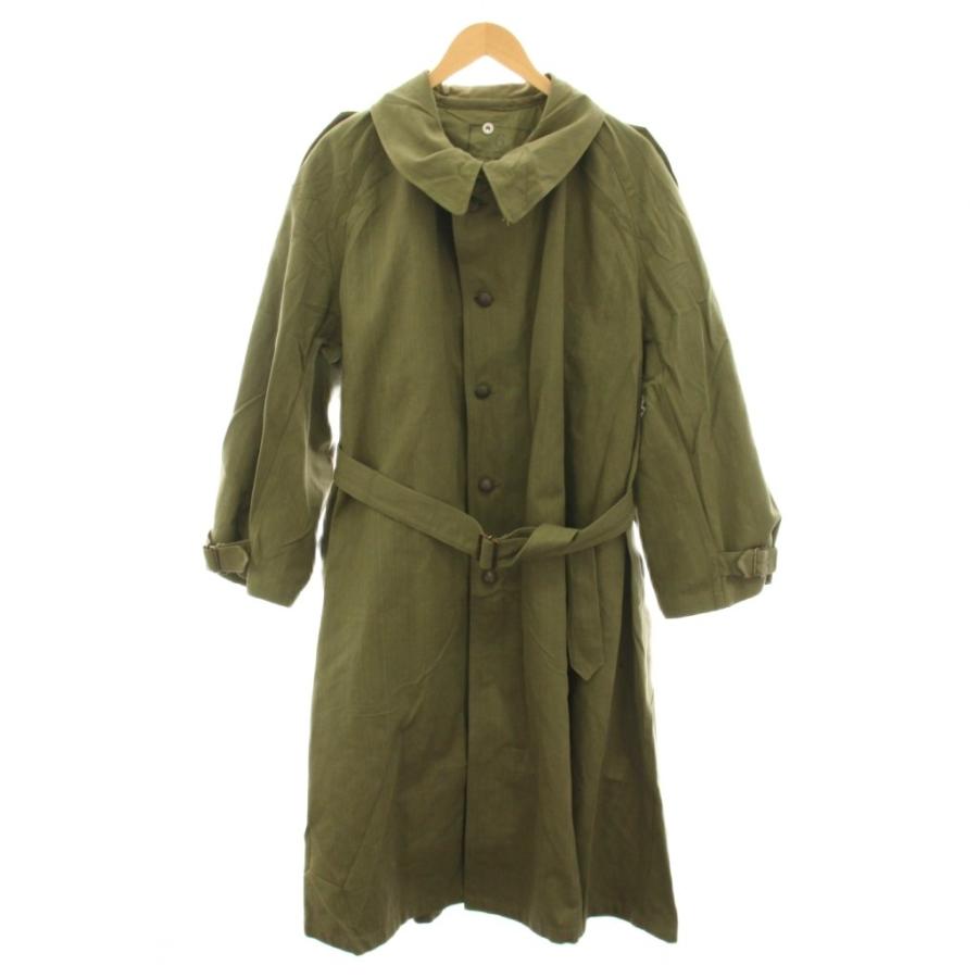 40s～50s M-35 モーターサイクルコート ベルト フランス軍 6 カーキ 40s〜50s M-35 モーターサイクルコート アウター ベルト フランス軍 6