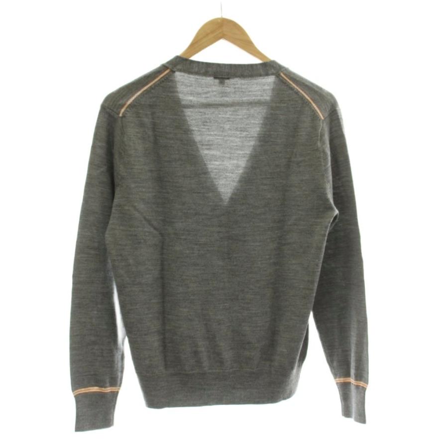ピーエスポールスミス PS Paul Smith カーディガン M グレー 長袖 V 