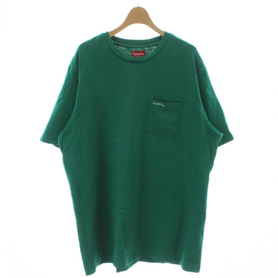 Supreme（シュプリーム） SUPREME Pocket Tee Tシャツ XL 緑 グリーン