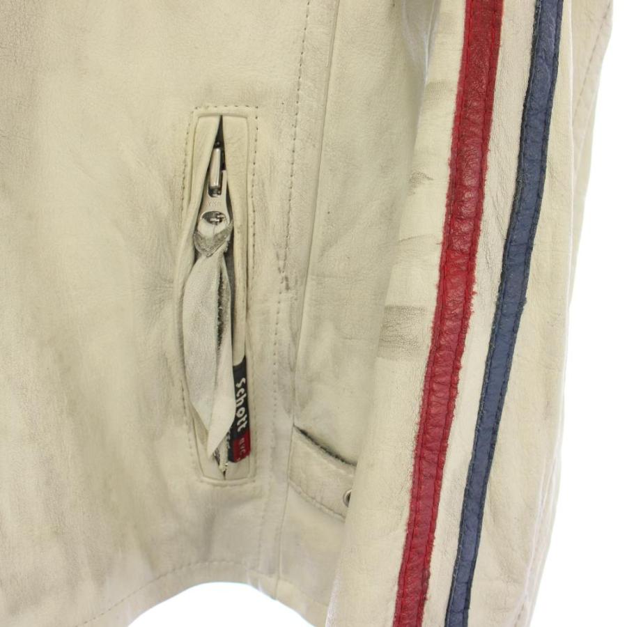 ショット SCHOTT クラシックレザージャケット ヴィンテージ加工 USED