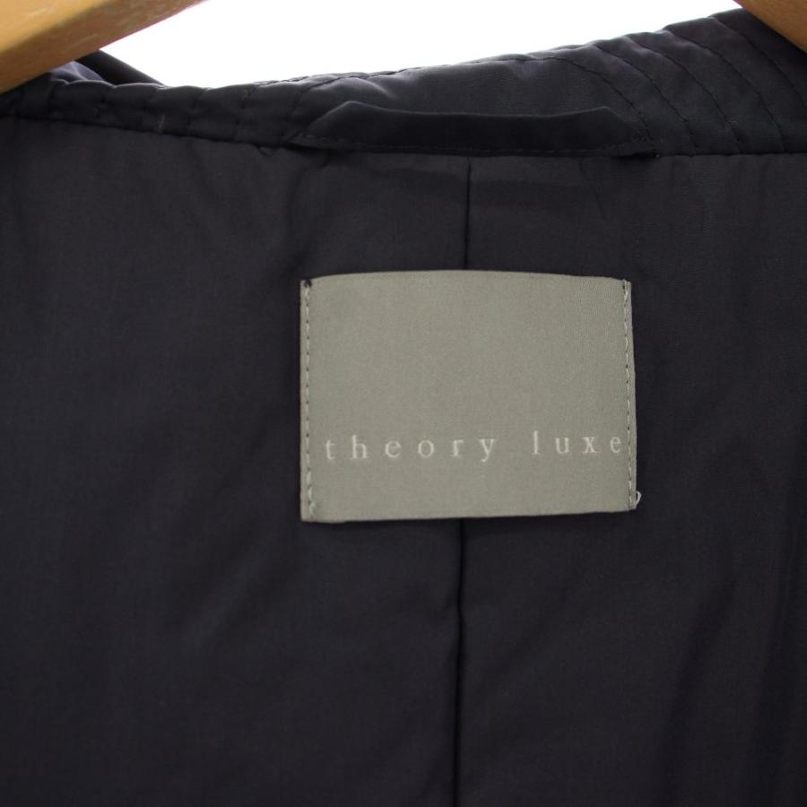 theory luxe（セオリーリュクス） ダウンコート ロング 38 紺 03