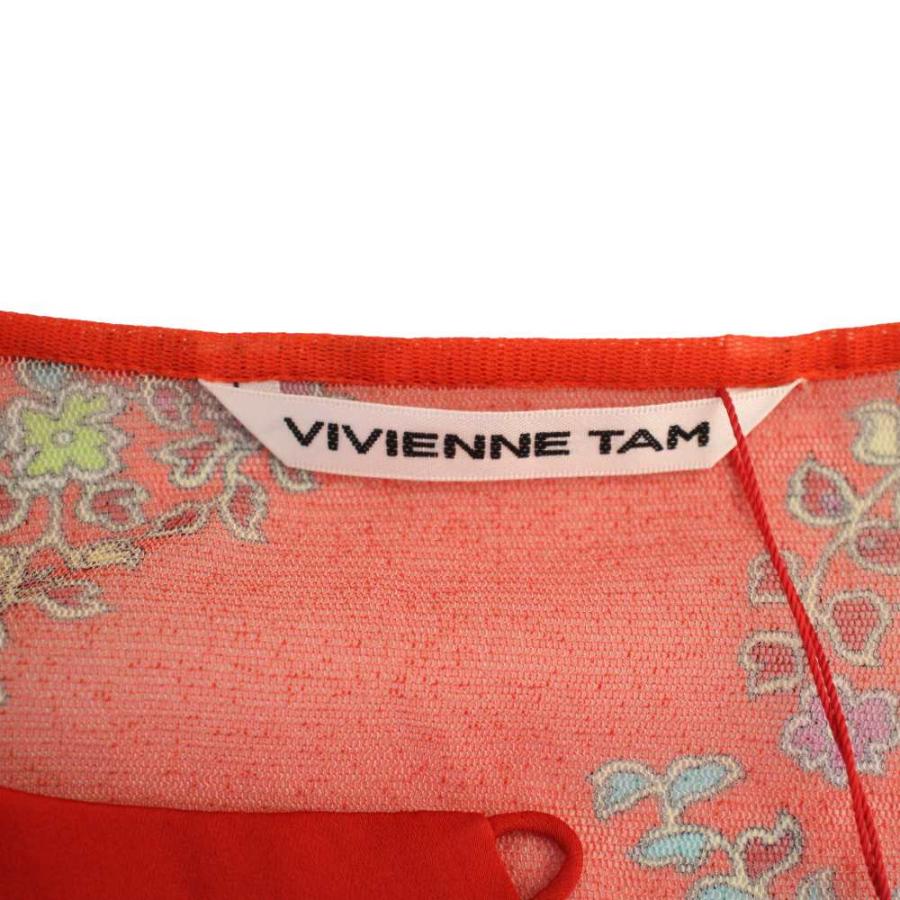 未使用品 ヴィヴィアンタム VIVIENNE TAM シャツ ブラウス 七分袖 総柄