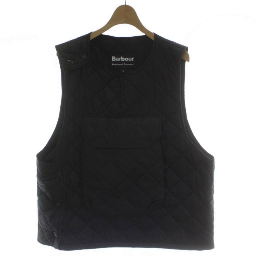バブアー Barbour × Engineered Garments QUILTED VEST ベスト M 黒