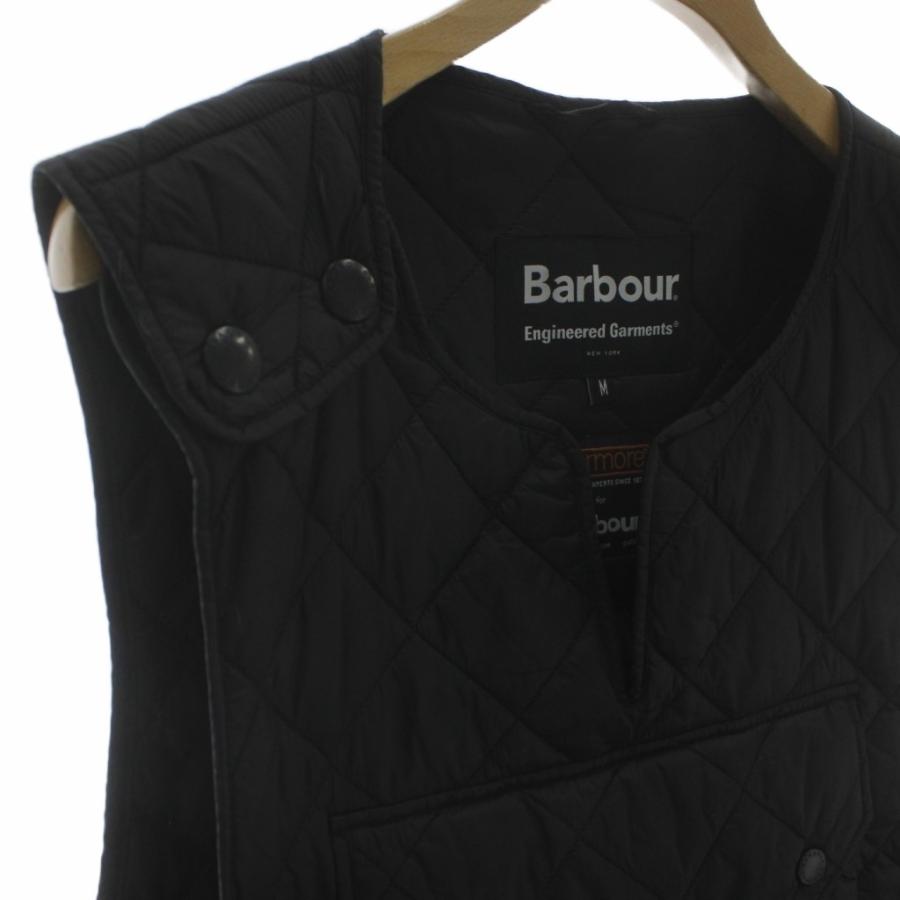 バブアー Barbour × Engineered Garments QUILTED VEST ベスト M 黒
