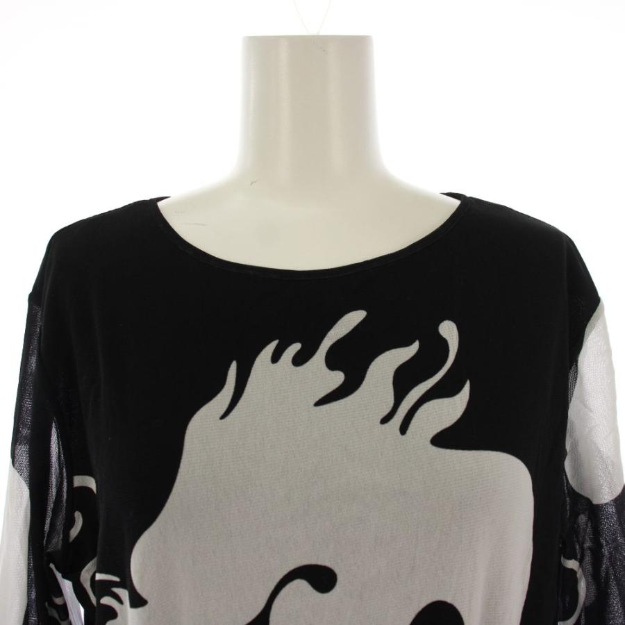 未使用品 ヴィヴィアンタム VIVIENNE TAM ワンピース ひざ丈 長袖 龍