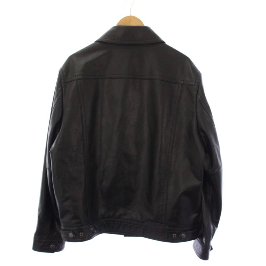 COACH（コーチ） レザー トラッカージャケット 革ジャン M 黒 CM795