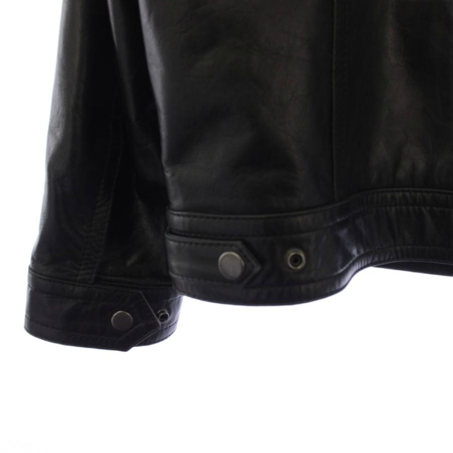 COACH（コーチ） レザー トラッカージャケット 革ジャン M 黒 CM795