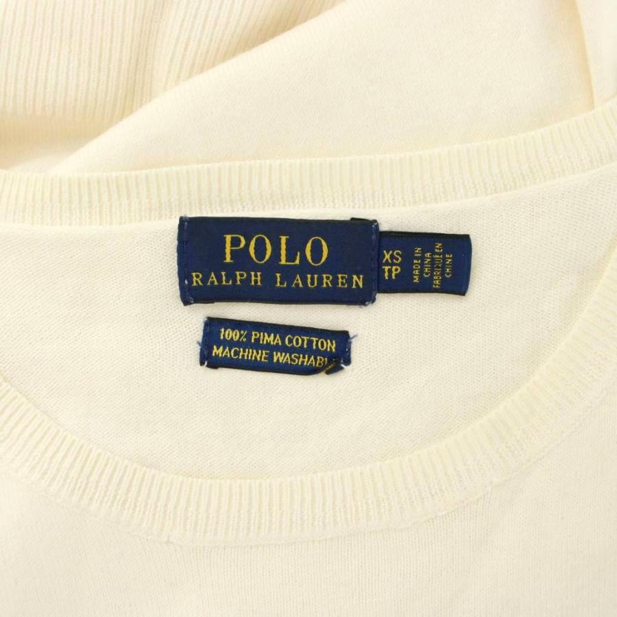 ポロ ラルフローレン POLO RALPH LAUREN ニット セーター XS 白