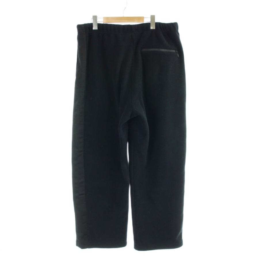 ユニクロ（UNIQLO） ×NEEDLES 25AW フリース ワイドパンツ XL 黒