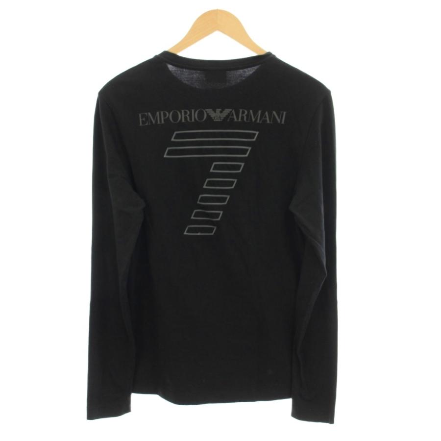 EMPORIO ARMANI エンポリオアルマーニ Tシャツ ロンT XS 黒 ブラック 