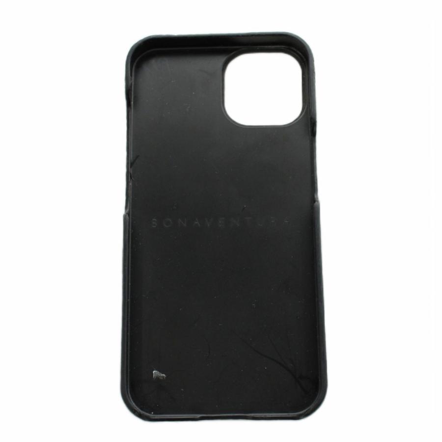 BONAVENTURA iPhone用ケース ブラック ボナベンチュラ BONAVENTURA スマホケース iPhoneケース iPhone14用 黒