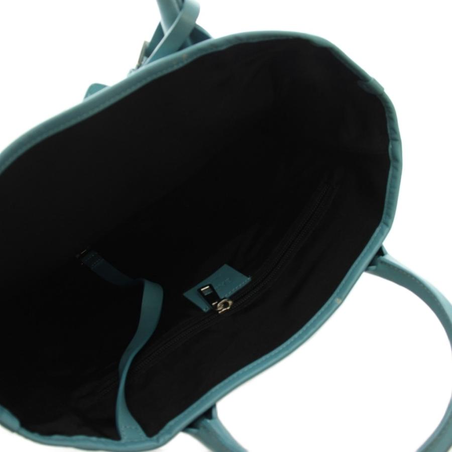 Bally（バリー） トートバッグ ハンドバッグ 総柄 水色 ライトブルー