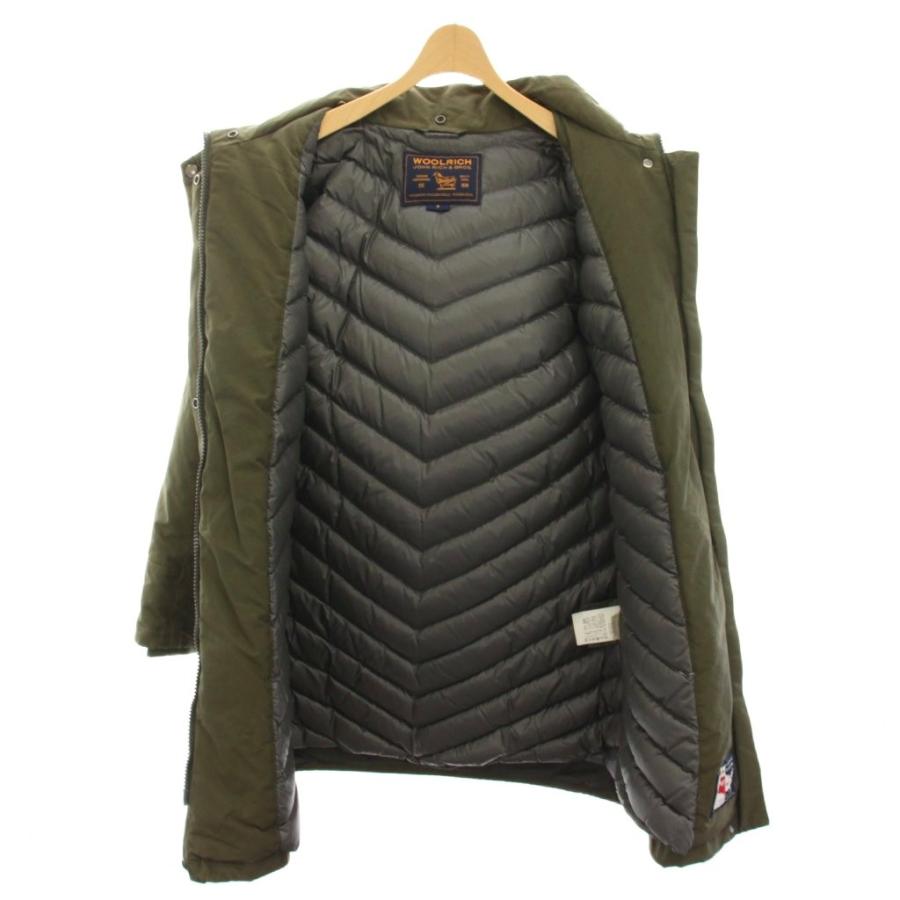 ウールリッチ WOOLRICH ウィメンズボウブリッジ W'S BOW BRIDGE ダウンコート フード ラビットファー S カーキ WWCPS2648D レディース_3