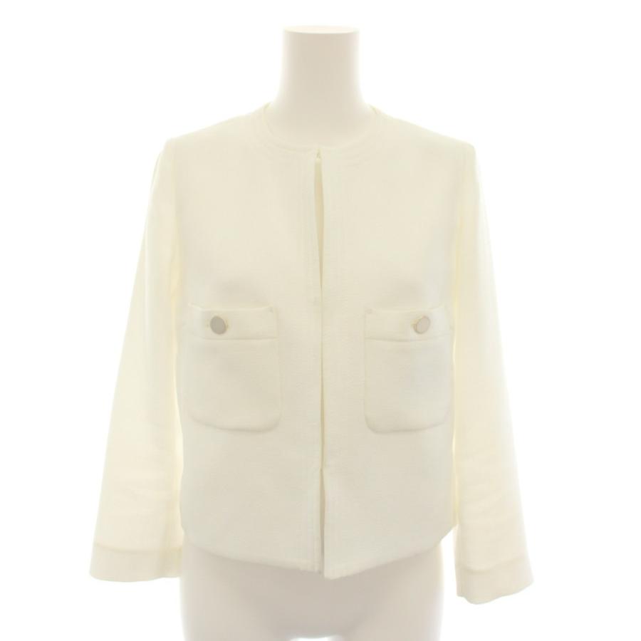 ANAYI アナイ ホワイト 白 ジャケット 美品♪アナイ現行ノーカラー