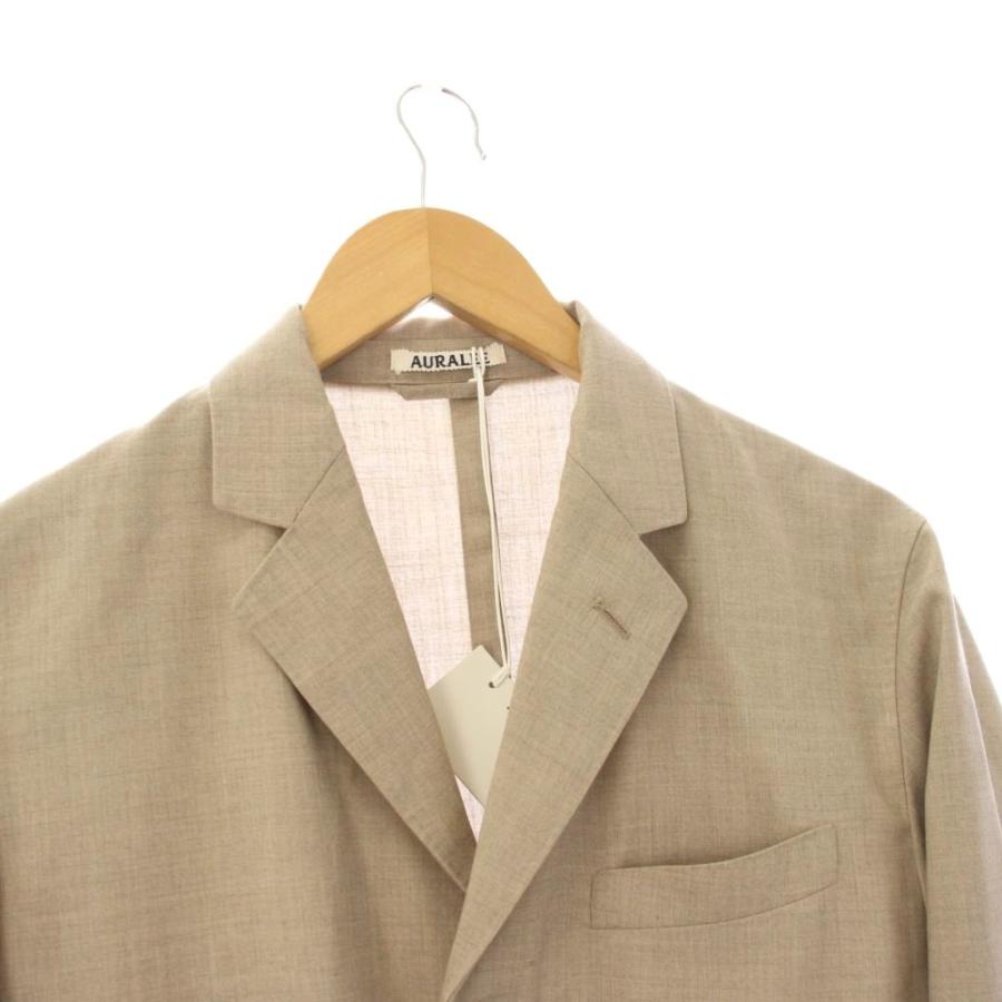 オーラリー AURALEE 26SS SUMMER TWIST CASHMERE PORA JACKET テーラードジャケット シングル 0 ベージュ A26SJ04CP /KH レディースの画像
