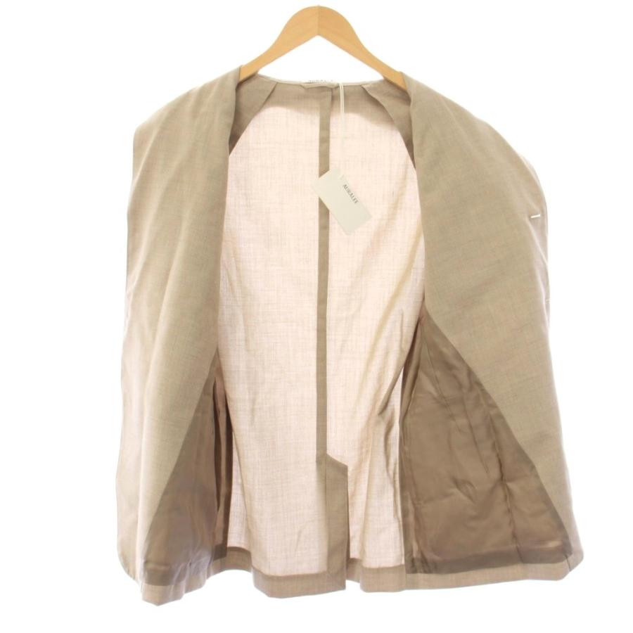 オーラリー AURALEE 26SS SUMMER TWIST CASHMERE PORA JACKET テーラードジャケット シングル 0 ベージュ A26SJ04CP /KH レディースの画像