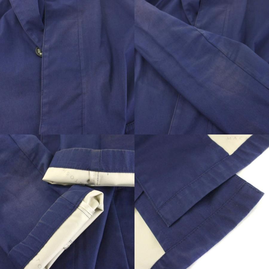 マッキントッシュ　ロロピアーナ　トレンチコート 青　36 MACKINTOSH PHILOSOPHY レインコート ポケッタブルコート トレンチ