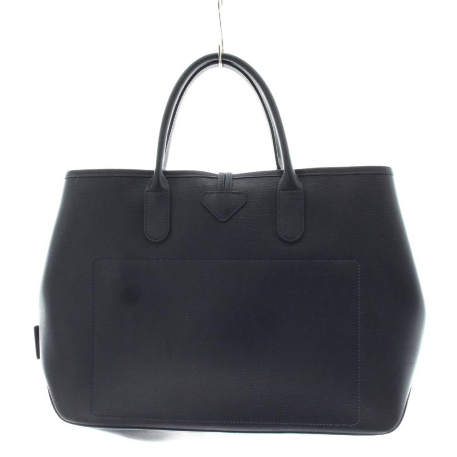 LONGCHAMP（ロンシャン） ロゾ ハンドバッグ トートバッグ レザー 紺