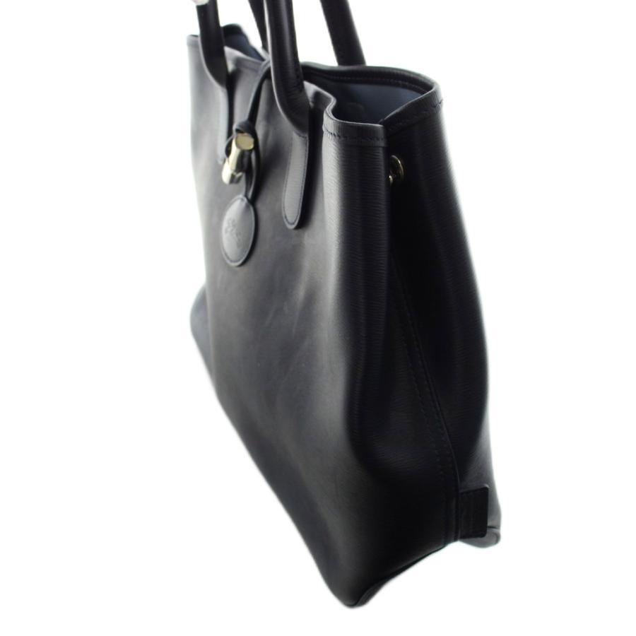 LONGCHAMP（ロンシャン） ロゾ ハンドバッグ トートバッグ レザー 紺