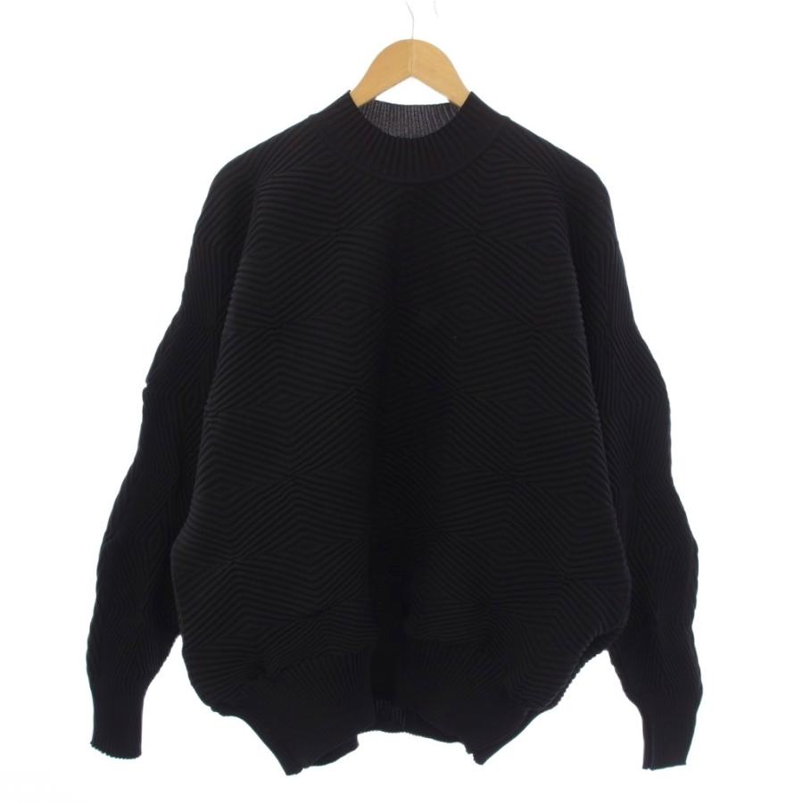 イッセイミヤケ ISSEY MIYAKE A-POC ABLE TYPE-K STEAM STRETCH KNIT ニット カットソー 長袖 2 黒 AT33KN452 /KH