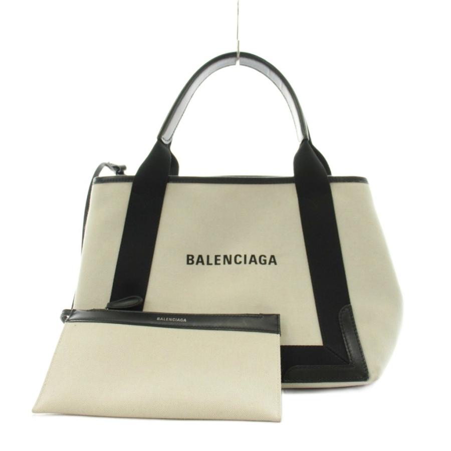 BALENCIAGA（バレンシアガ） ネイビーカバスS ハンドバッグ トート