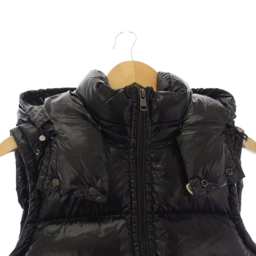MONCLER（モンクレール） MONCLER LACET ダウンベスト フーディ 0 黒