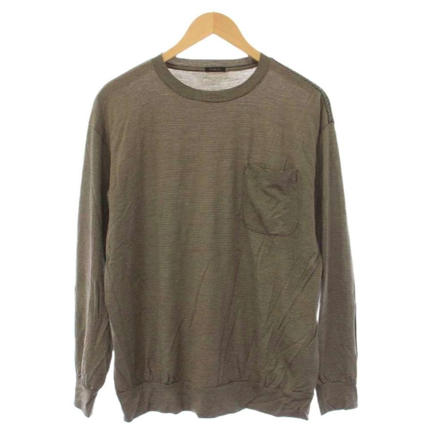 コモリ COMOLI ウール天竺 長袖クルー Tシャツ カットソー サマー 
