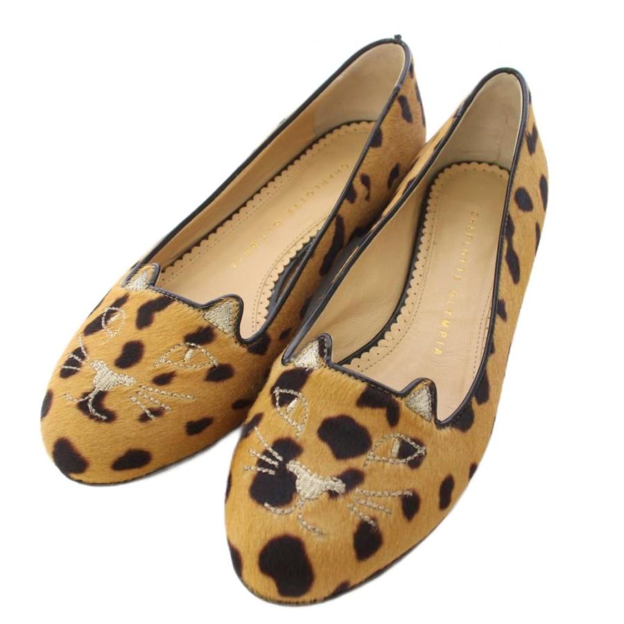 シャーロットオリンピア CHARLOTTE OLYMPIA キティフラット パンプス