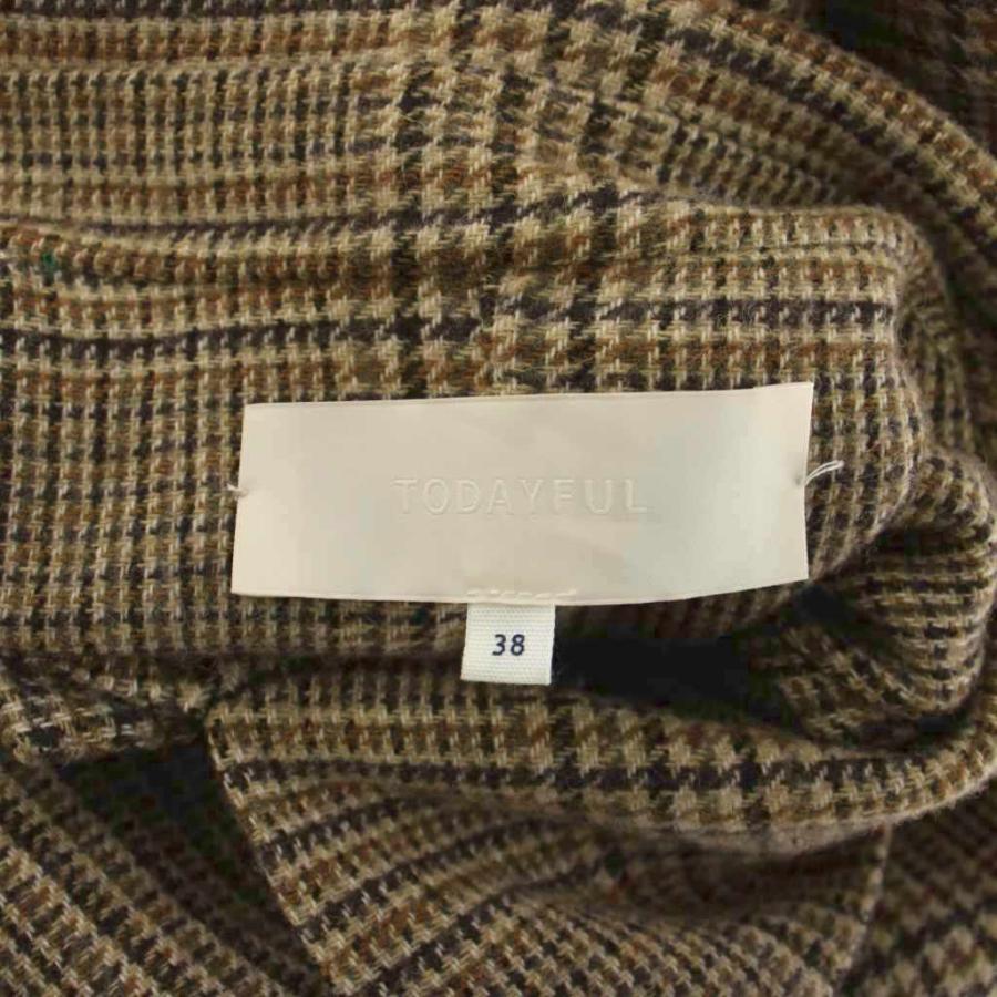 トゥデイフル TODAYFUL Over Check Coat オーバーチェックコート 38