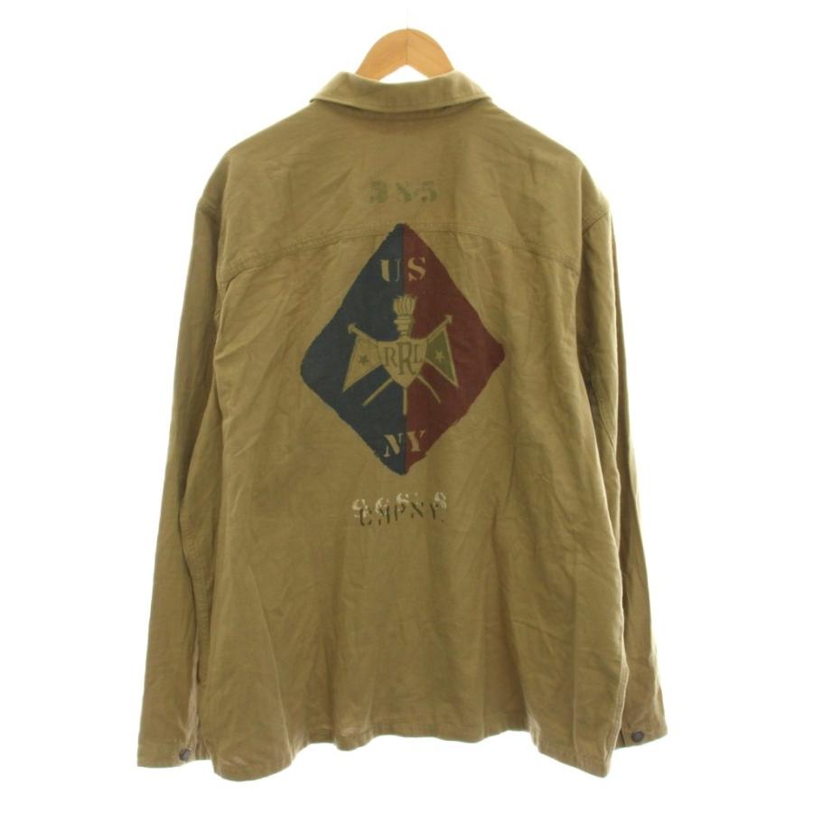 ダブルアールエル RRL ラルフローレン Dobby Graphic Overshirt ドビー 