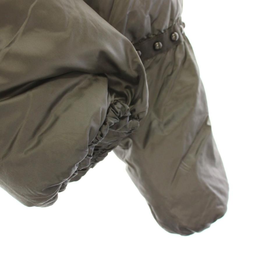 モンクレール MONCLER ブラッシュ BOURRACHE ダウンジャケット スタッズ ジップアップ アウター 0 グレー 53222 /YM レディース_6